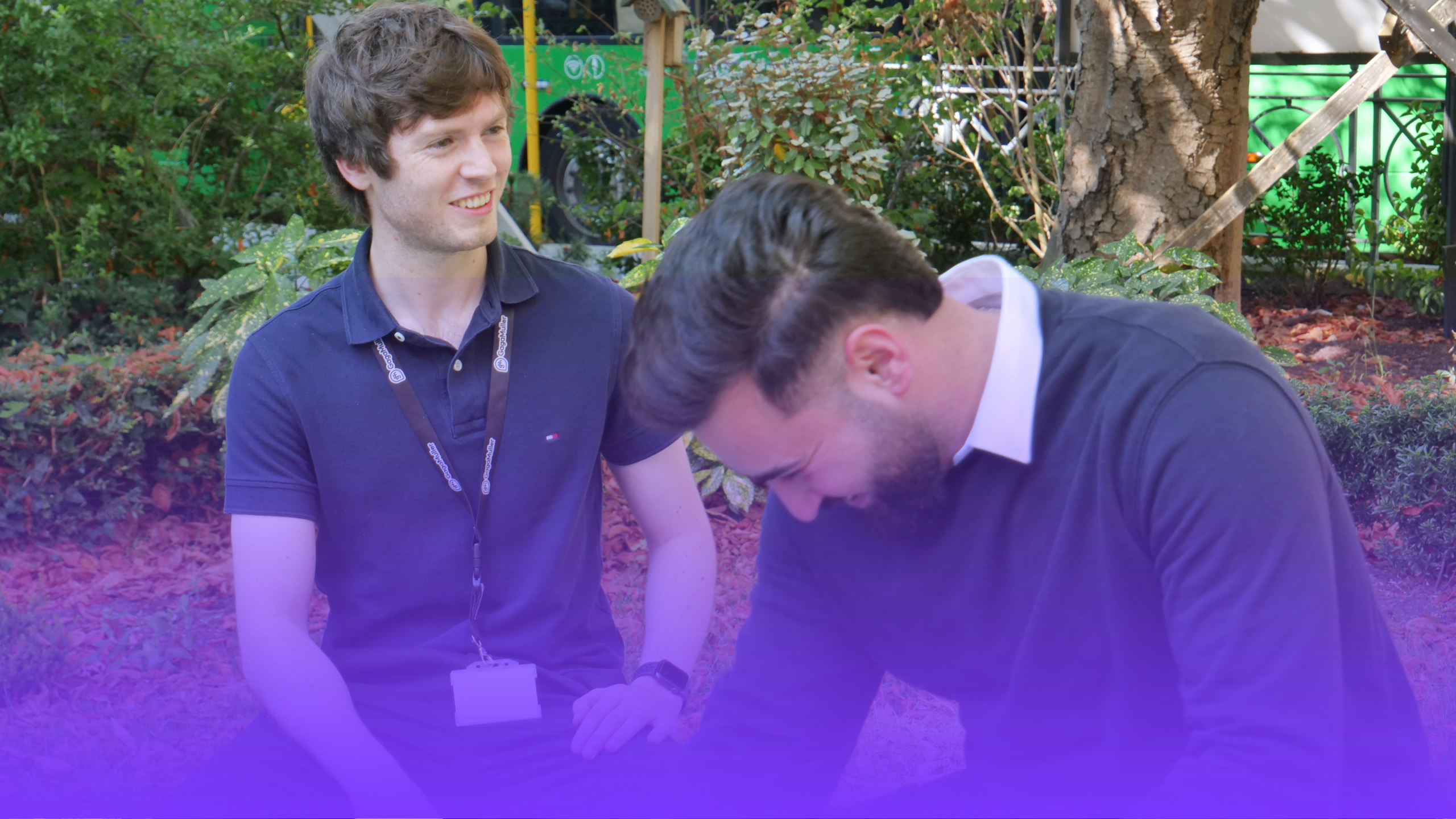 Two GagaMuller graduates collaborating during the Graduate Programme.