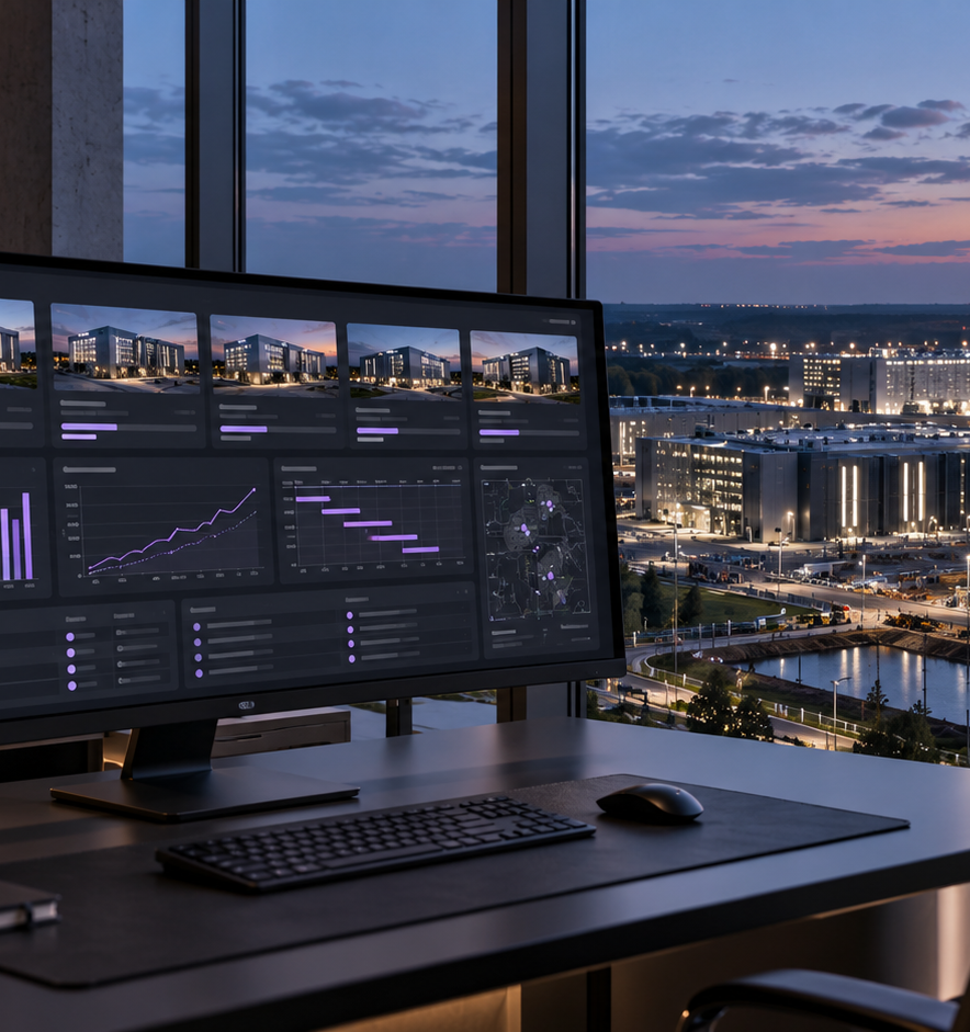 Portfolio control over a growing data campus